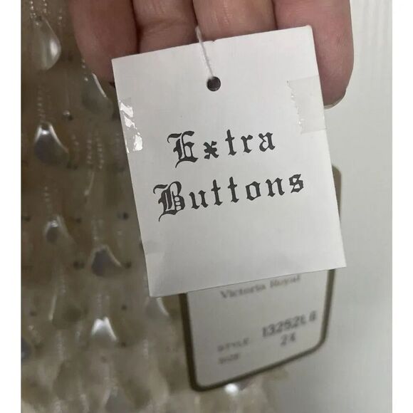 Vintage 90s NWT VIE By Victoria Royal Angora Beaded Sweater Best Women’s Size 2X - Picture 6 of 8